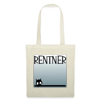 Abschiedsgeschenke für Rentner - Hauskater - Stoffbeutel - Natur - Vorne