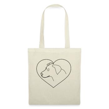 Dog Heart Dog Love Dog Lover Gift - Tote Bag - nature - Front