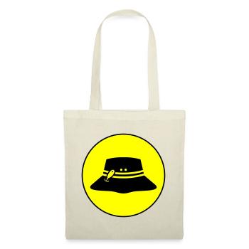 Cercle d’icônes de chapeau de pêche - Sac en tissu - nature - Devant