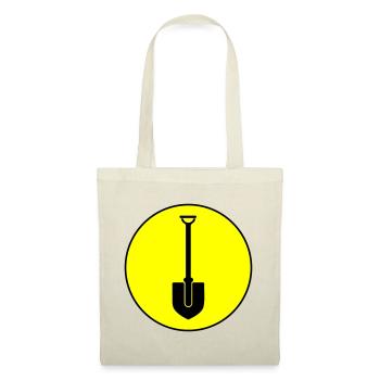 Shovel icon circle - Tote Bag - nature - Front