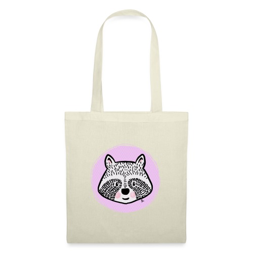Sweet Raccoon - Portrait - Tote Bag