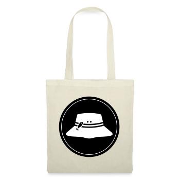 Cercle d’icônes de chapeau de pêche - Sac en tissu - nature - Devant