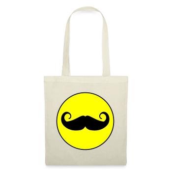 Symbole de moustache - Sac en tissu - nature - Devant