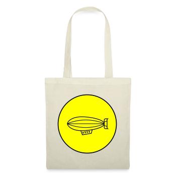 Symbole de l’icône Zeppelin - Sac en tissu - nature - Devant