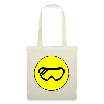 Skibrille icon - Stoffbeutel - Natur - Vorne