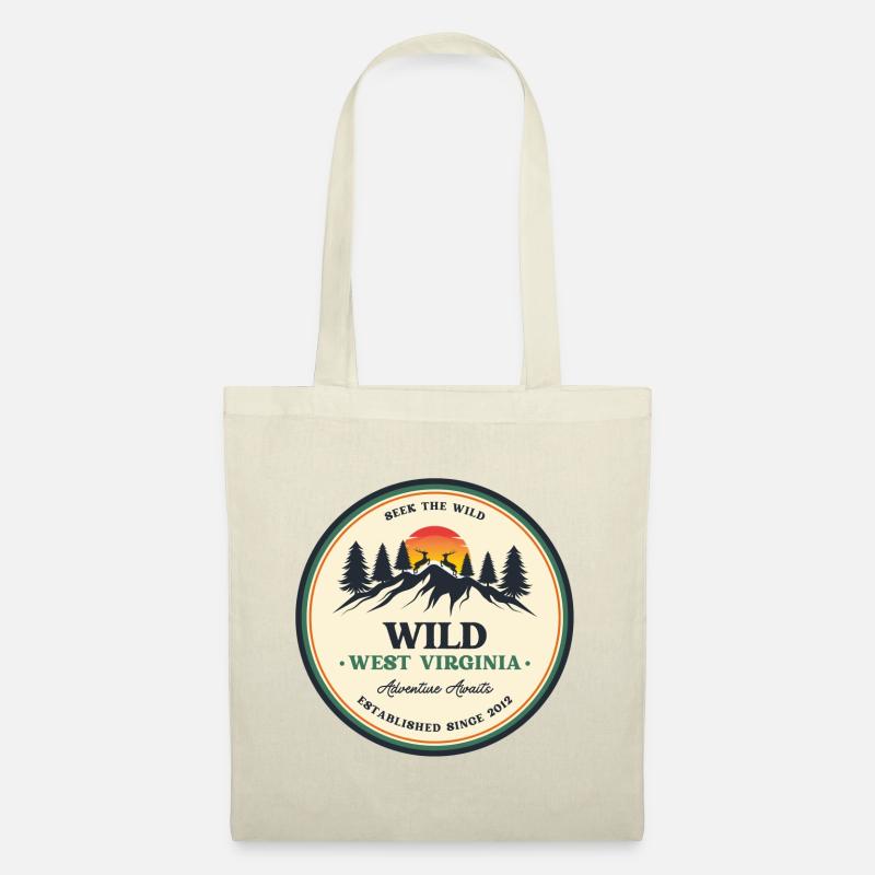 Wild West Virginia - Stoffbeutel - Natur