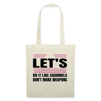 citation amour paix contre-culture fierté idée présente - Sac en tissu - nature - Devant