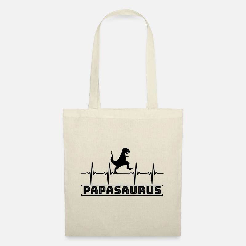 Papasaurus - Stoffbeutel - Natur