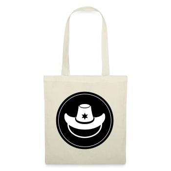 Cowboy Head Western - Sac en tissu - nature - Devant