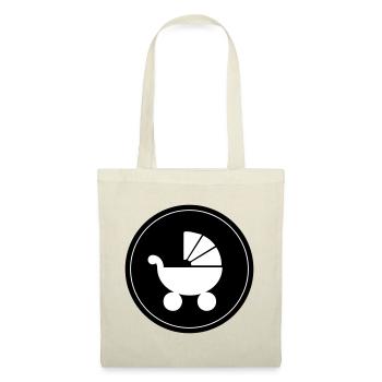 Stroller baby - Tote Bag - nature - Front