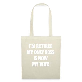 Pensioner Grandpa Retirement Dad Grandma Start of retirement - Tote Bag - nature - Front