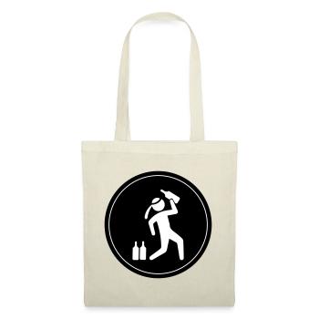 Cercle de consommation d’alcool - Sac en tissu - nature - Devant