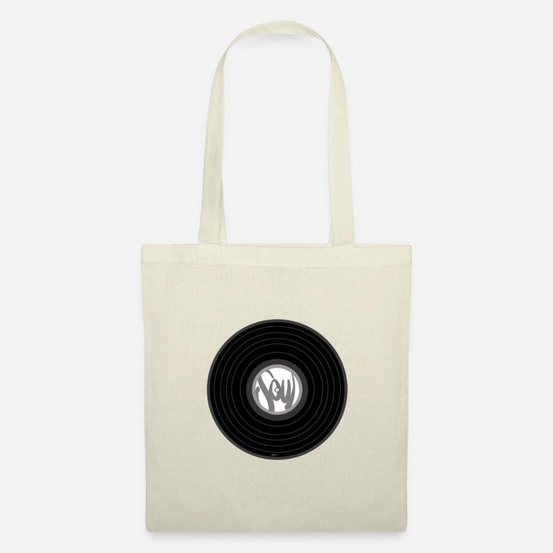 Vinyl - Stoffbeutel - Natur
