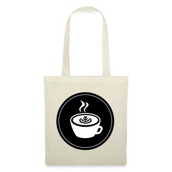 Logo du café - Sac en tissu - nature - Devant