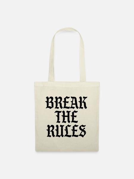 Break the Rules - Stoffbeutel - Natur