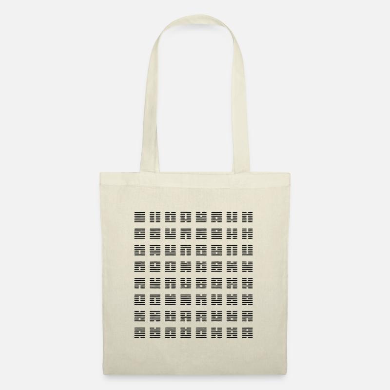 I CHING - I GING - Hexagram - Stoffbeutel - Natur