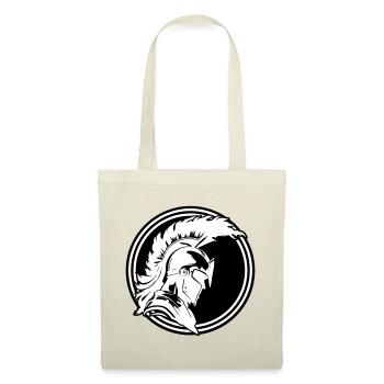 Warrior Sparta Helmet Spartan - Tote Bag - nature - Front