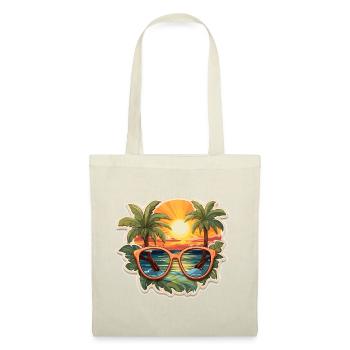 Summer Sunset Vibes – Tropical Escape - Stoffbeutel - Natur - Vorne