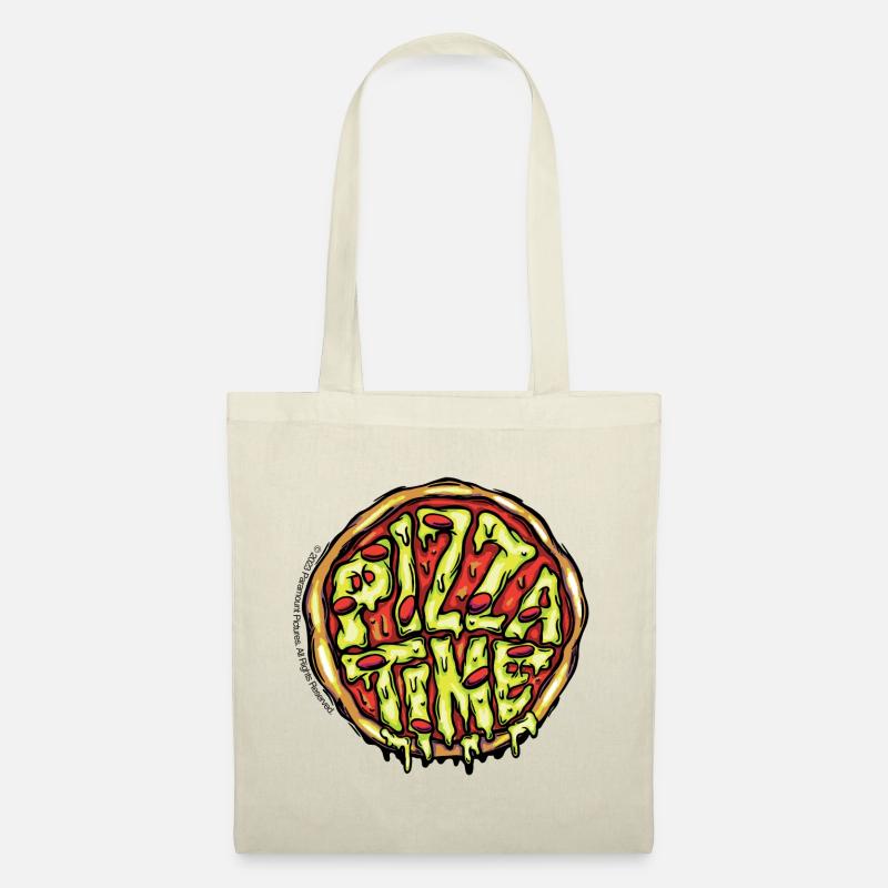 TMNT Mutant Mayhem Poster Pizza Time - Stoffbeutel - Natur