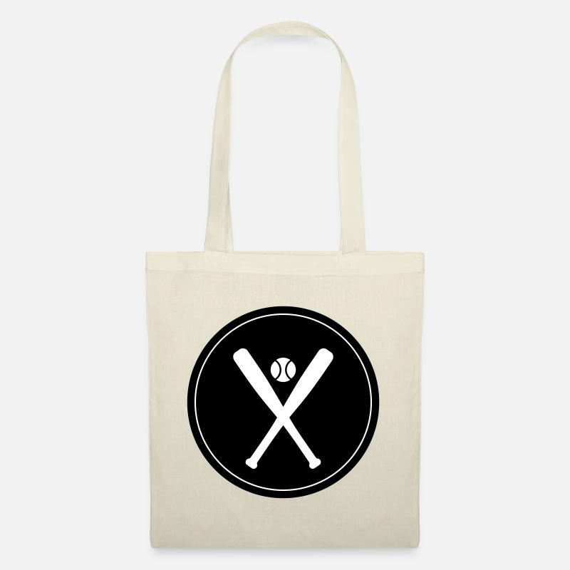 Baseball symbol - Stoffbeutel - Natur