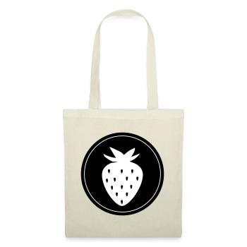 Frucht Erdbeere - Stoffbeutel - Natur - Vorne