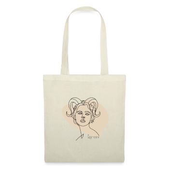 Signe du zodiaque « Capricorne » Capricorne - Sac en tissu - nature - Devant