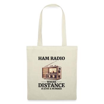 Opérateur radio amateur vintage - Sac en tissu - nature - Devant
