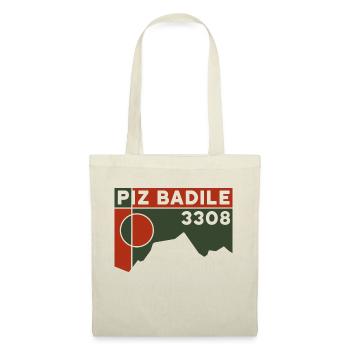 Piz Badile Nordgrat Bergführer Besteigung Souvenir - Stoffbeutel - Natur - Vorne