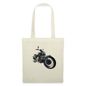 motorrad - Stoffbeutel - Natur - Vorne