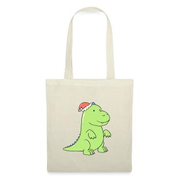 Un petit dinosaure est amoureux - Sac en tissu - nature - Devant