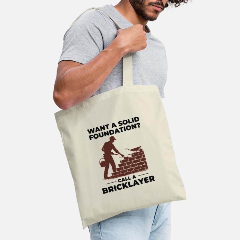 Bricklayer Brick Mason Masonry Brickwork Builder Tote Bag