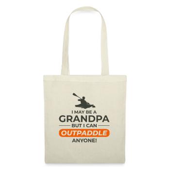 kayaking Gradpa Kayak Canoe Kayaker Funny - Tote Bag - nature - Front