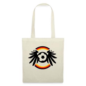 Deutschland Fan Ball - Stoffbeutel - Natur - Vorne