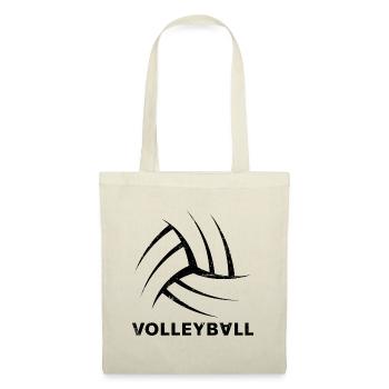 Volleyball Vintage - Stoffbeutel - Natur - Vorne