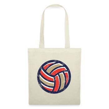 Volleyball Vintage - Stoffbeutel - Natur - Vorne