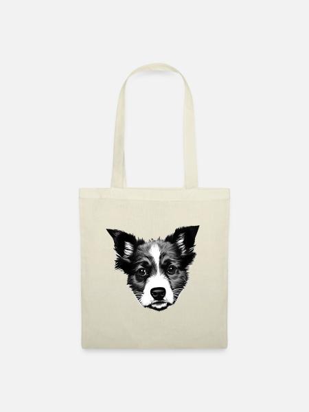 Australian Shepherd - Stoffbeutel - Natur