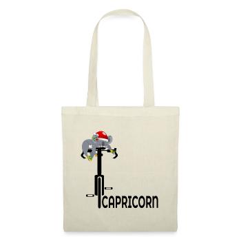 NOËL CYCLISME DÉCEMBRE ANNIVERSAIRE CAPRICORNE - Sac en tissu - nature - Devant