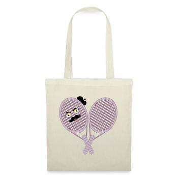 TENNIS MOUSTACHE - Tote Bag - nature - Front