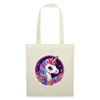 Starry Rainbow Unicorn - Tote Bag - nature - Front