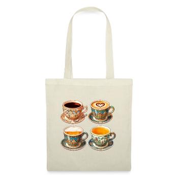 Cups from the four corners of the world - Tote Bag - nature - Front
