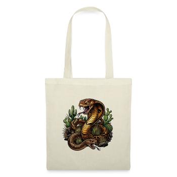 Cobra du désert et son compagnon - Sac en tissu - nature - Devant