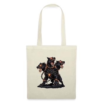 Le chien mythique à trois têtes - Sac en tissu - nature - Devant
