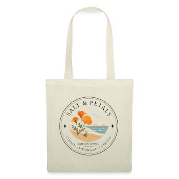 Salt & Petals – California Poppy Coastal Badge - Tote Bag - nature - Front