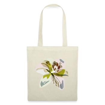 Minimalist Lily – Floral Illustration - Tote Bag - nature - Front