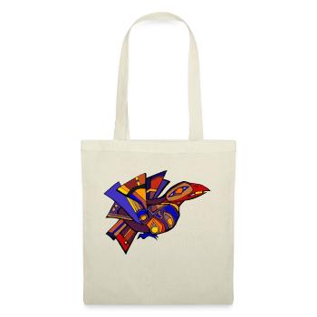 Un oiseau Maya - Sac en tissu - nature - Devant