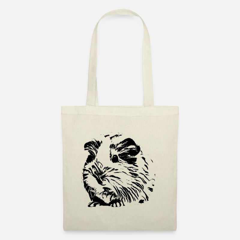 Cochons d'Inde - Sac en tissu - nature