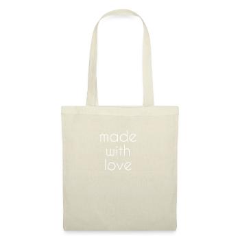 L'amour - Sac en tissu - nature - Devant