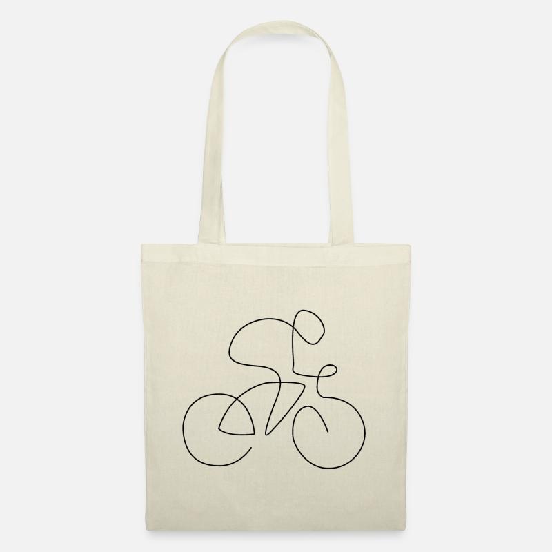 Fahrrad - Stoffbeutel - Natur