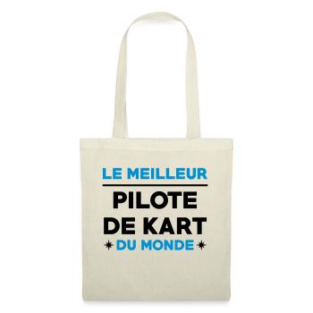 Karting / Kart / Automobile / Sport / Voiture - Sac en tissu - nature - Devant