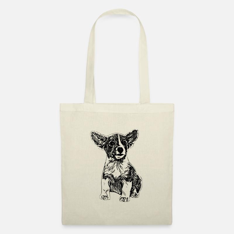 Jack Russell - Stoffbeutel - Natur